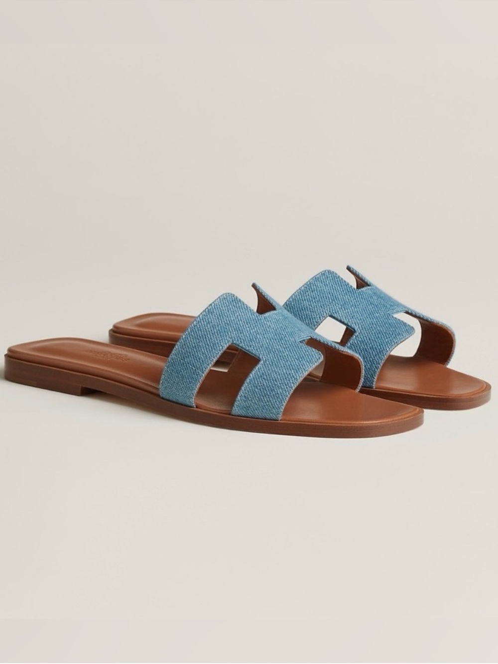 💙Hermes denim Oran. Size 37.